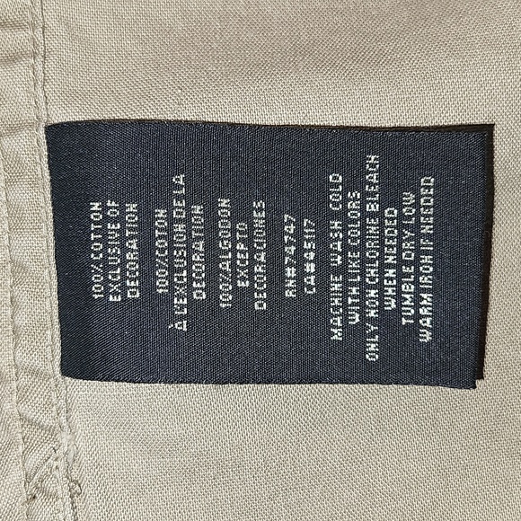 Redhead Tan Short-Sleeve Button-down Shirt (L) - Picture 12 of 12